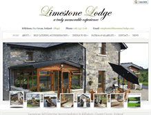 Tablet Screenshot of limestone-lodge.com